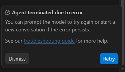 sunaram's tweet photo. @antigravity Is anybody facing errors while executing commands? https://t.co/Wxi2xKNbQw