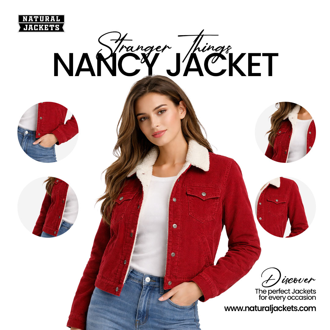 naturaljackets_'s tweet image. Channel the iconic Stranger Things style with the Nancy jacket from Season 4. Designed for everyday comfort with a classic look that never goes out of style. 

naturaljackets.com

#strangerthingsnancyjacket #nancywheelerjacket #strangerthingsstyle #womensjackets #casual