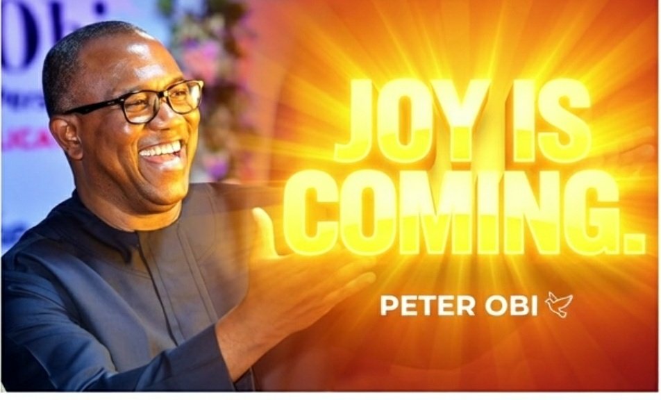 Pass the Message.

A new Nigeria is POssible.
Peter Obi is coming.