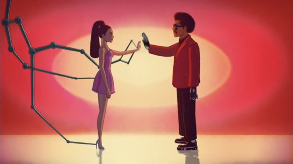 obviousari's tweet image. Ariana Grande and The Weeknd always understand the assignment