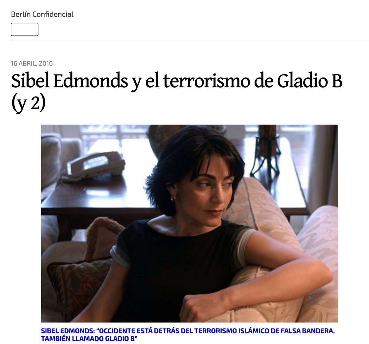 Un artículo del periodista de investigación Kit Klarenberg vuelve a señalar la implicación de la CIA y el MI6 (servicio de inteligencia exterior del Reino Unido) en la creación de grupos terroristas islamistas como el ISIS, una de las múltiples marcas criminales creadas por