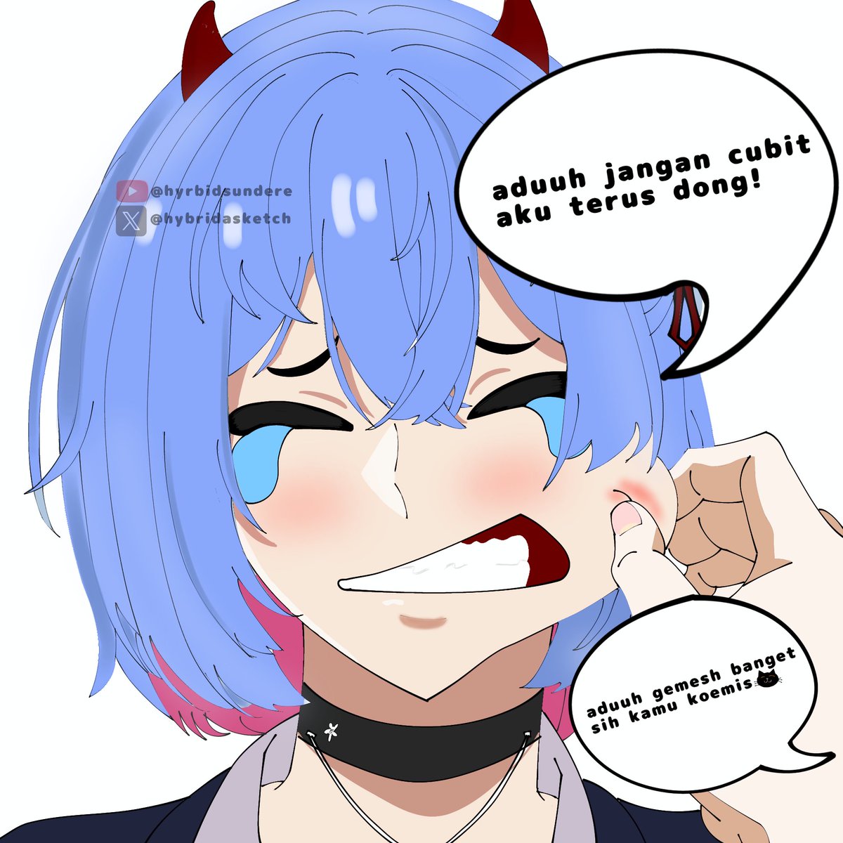 Hybridasketch's tweet image. Aduuh gemesh banget sih koemis~🤏
Pituber tergemesh No.1
Vtuber:kumisaster
#estetikumis