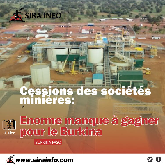 Au Burkina Faso, une taxe censée capter les plus-values des transactions minières est en place depuis plus d’une décennie. Elle vise les cessions de titres miniers, qui se négocient à coups de milliards de francs CFA. Mais son application semble difficile sirainfo.com/2025/12/29/ces…