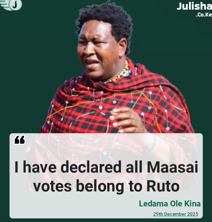 Goddie_Ke's tweet image. Ledama Ole Kina : I have declared all Maasai votes belong to Ruto