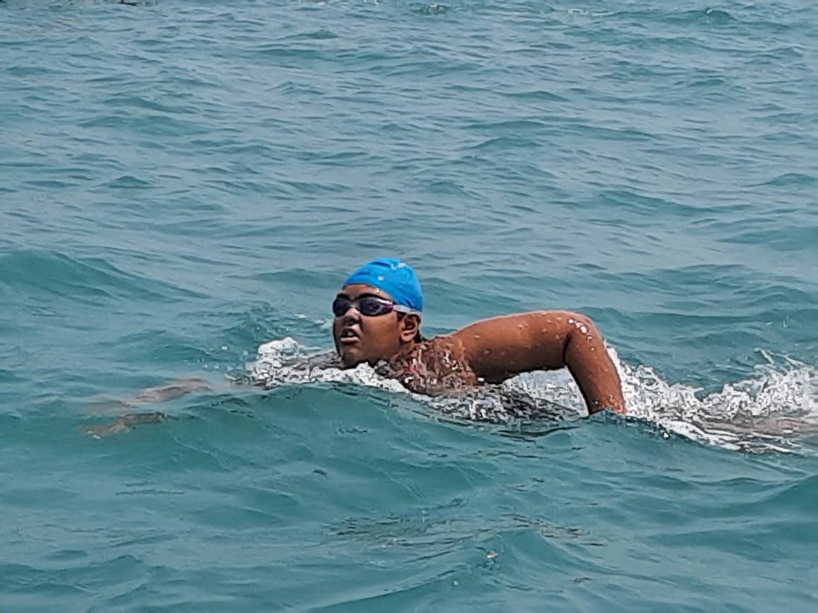 SwimmerJiya's tweet photo. "Thrilled to share that I've been honored with the Audrey Scott Award 2024 for being the youngest swimmer to cross the English Channel.  As the 1st para swimmer &amp; girl with Autism Spectrum Disorder to receive this, 
#depwd
#poweredbyhpcl
@YASMinistry 
#pmoindia 
#CMOMAHARASHTRA https://t.co/dZZobDjuZY
