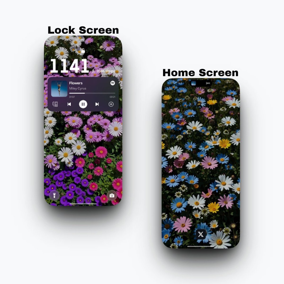 lockscreenarts's tweet photo. FLOWERS WALLPAPER ✨🌼😻 
Lock Screen &amp; Home Screen 4K https://t.co/efWWof9mi4