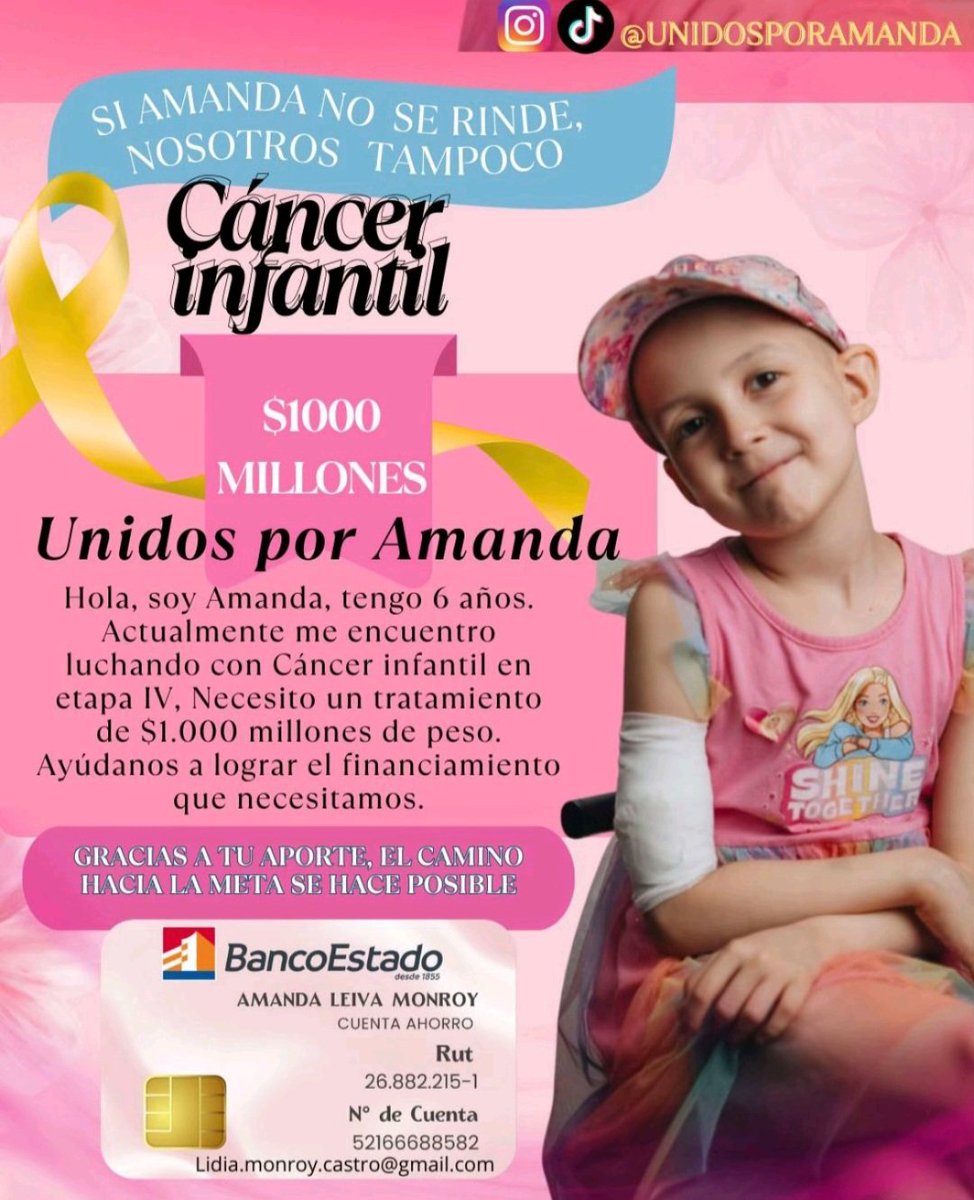 Me ayudas mucho compartiendo también #todosporamanda