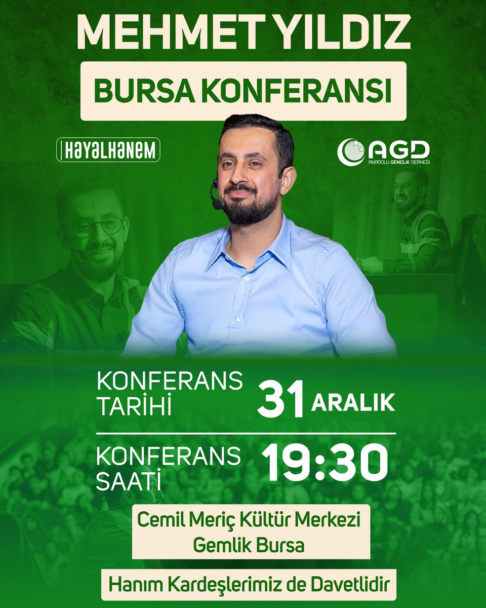 mehmedimyldz's tweet photo. Mekke’nin Fethi Gecesi’nde Bursa Konferansındayız..

31 Aralık 2025
Saat: 19:30

İletişim: 
+90 (538) 405 61 62
+90 (536) 033 03 34 https://t.co/nitFgZHTnO