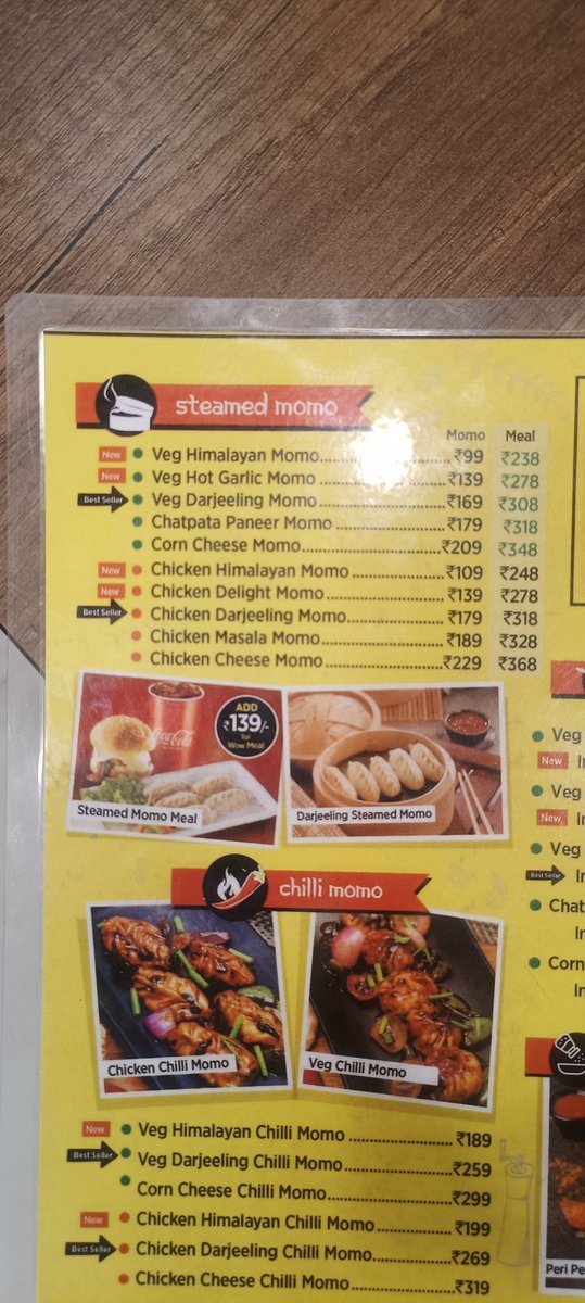 PulakeshSa35112's tweet photo. @Wowmomo4u Chicken delight steam momo physical menu price 139/- but your Noonmati outlet charged me 149/- .
When I asked they answered me the price had changed in the online menu . In this case I have already mailed you. Please give me a proper explanation in the mail. https://t.co/DB43aD9jbf