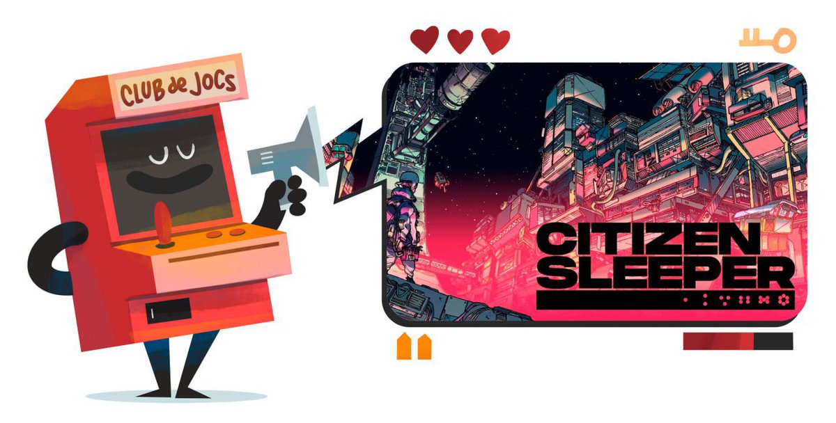 hola! el 17 de enero tenemos una sesión en club de debate de videojuegos de la sala padró de cornellà sobre el citizen sleeper de <a href="/JumpOvertheAge/">Gareth Damian Martin | Jump Over the Age</a>!! os animo a que os apuntéis para charlar de este increíble juego (y para verme)
más info y para apuntarse: salapadro.org/event/club-de-…