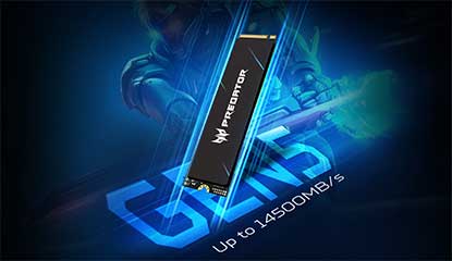 BIS_Infotech's tweet image. Predator launches GM9 PCIe Gen5x4 NVMe SSD, offering up to 14,500 MB/s read speeds, advanced thermal management, and optimized caching for gamers, creators, and professionals demanding high-performance, reliable storage.

#ArtificialInteligence #NewLaunch #NVMeSSD