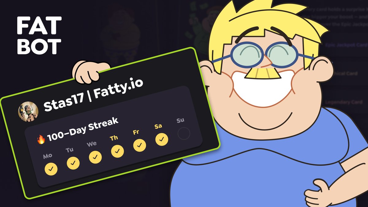 That’s what commitment looks like.
Consistency like this is what builds real results 🔥

🔗 Join FatBot NOW!

#FATTY #FatBot #Airdrop