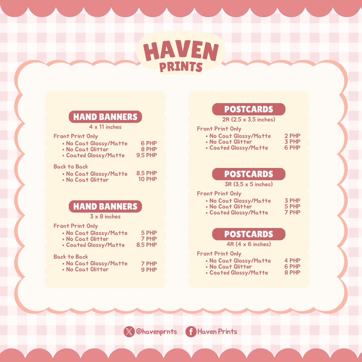 haven prints - piso printing service tweet media