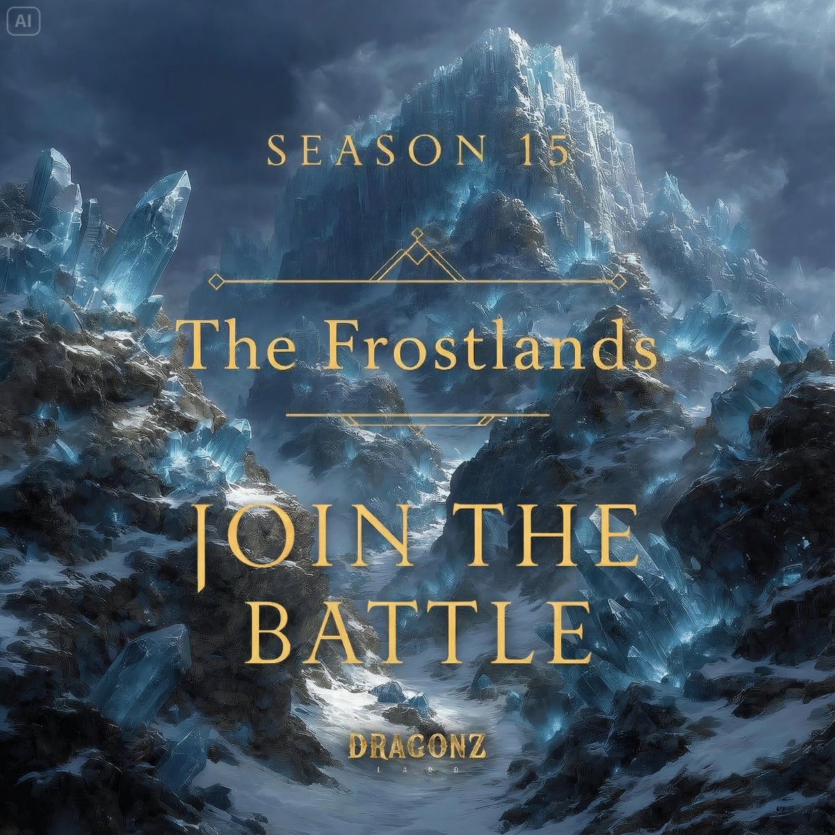 dragonzlandx's tweet photo. ❄️ Season 15: The Frostlands is LIVE!

No faction dominates. No safe path forward.
Only skill, strategy, and your strongest cards will survive the storm. ⚔️

🔥 New battleground.
🎁 New Year Chests in the shop.
🏆 Pure competition.

The ice has no mercy!