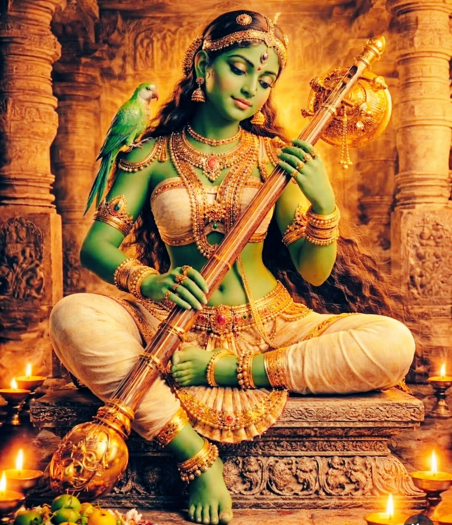 Devi Matangi, the Tantric Goddess of Knowledge and Divine Wisdom, embodies the awakened intelligence that arises beyond social norms, external purity, and conventional boundaries. As one of the Mahavidyas, she governs speech, music, inner thought, and creative expression,