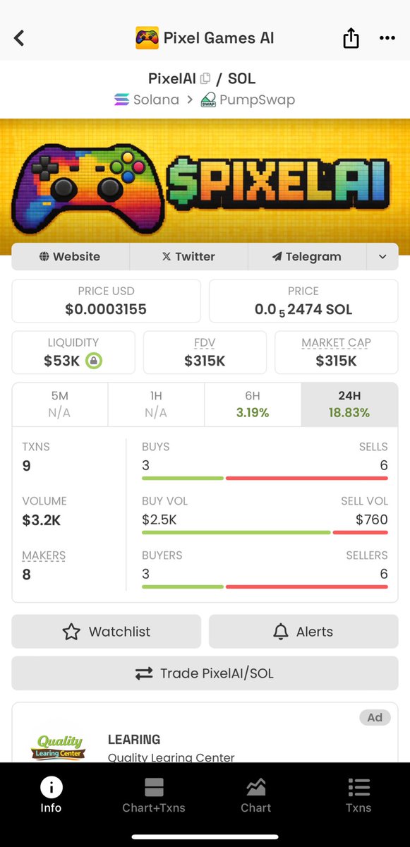 XLJerrry's tweet photo. @Traderfinn0 pixelgamesai

This is how I roll here. 

Bagging some right here 

Ca:
7ZLPJ9x2H6JAbP5Pe3XDP5yBEZ7xqZam8bCnwBMipump

Imagine fading at this level https://t.co/0GE16hrzmh