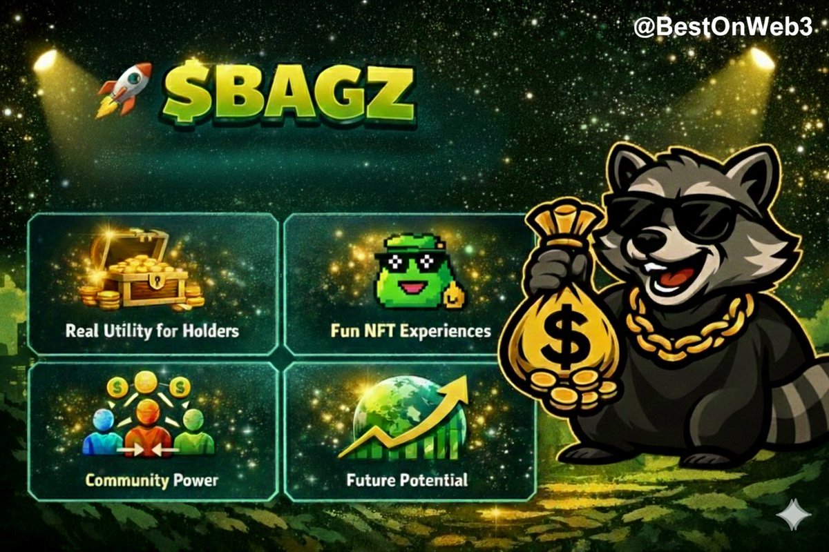 BestOnWeb3's tweet photo. In a market full of pump and dumps, how do you spot a project that’s actually here to stay?

I’ve seen a lot of projects launch with big promises and zero substance.

But then I came across @Bagz4TheMoon and realized something different

here's what stood out🧵 https://t.co/eW1UkLxGqV