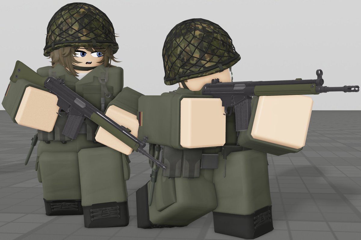 Haarinala's tweet image. Bundeswehr

just a small disclaimer, camo version may be awkward due to.. yeah, materials. But hey, they now exist. Can't have the NVA without their Western.. counterparts