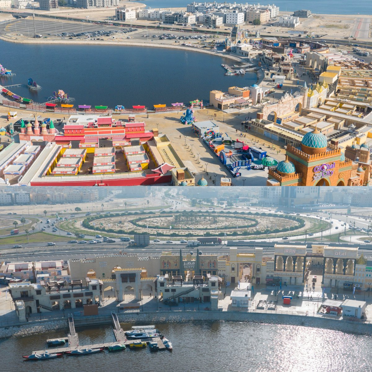 الدمام تدخل عصر المدن العالمية بوجهة ترفيهية وثقافية غير مسبوقة..

افتتاح المدينة العالمية الضخمة بالدمام:

🔳منطقة ألعاب ترفيهية متكاملة بمساحة تتجاوز 17,000 م²، وساحة تزلج كبرى مفتوحة، ومطاعم عالمية وأنشطة عائلية.

🔳المساحة الإجمالية للمشروع تفوق 600,000 م² (برية ومائية).