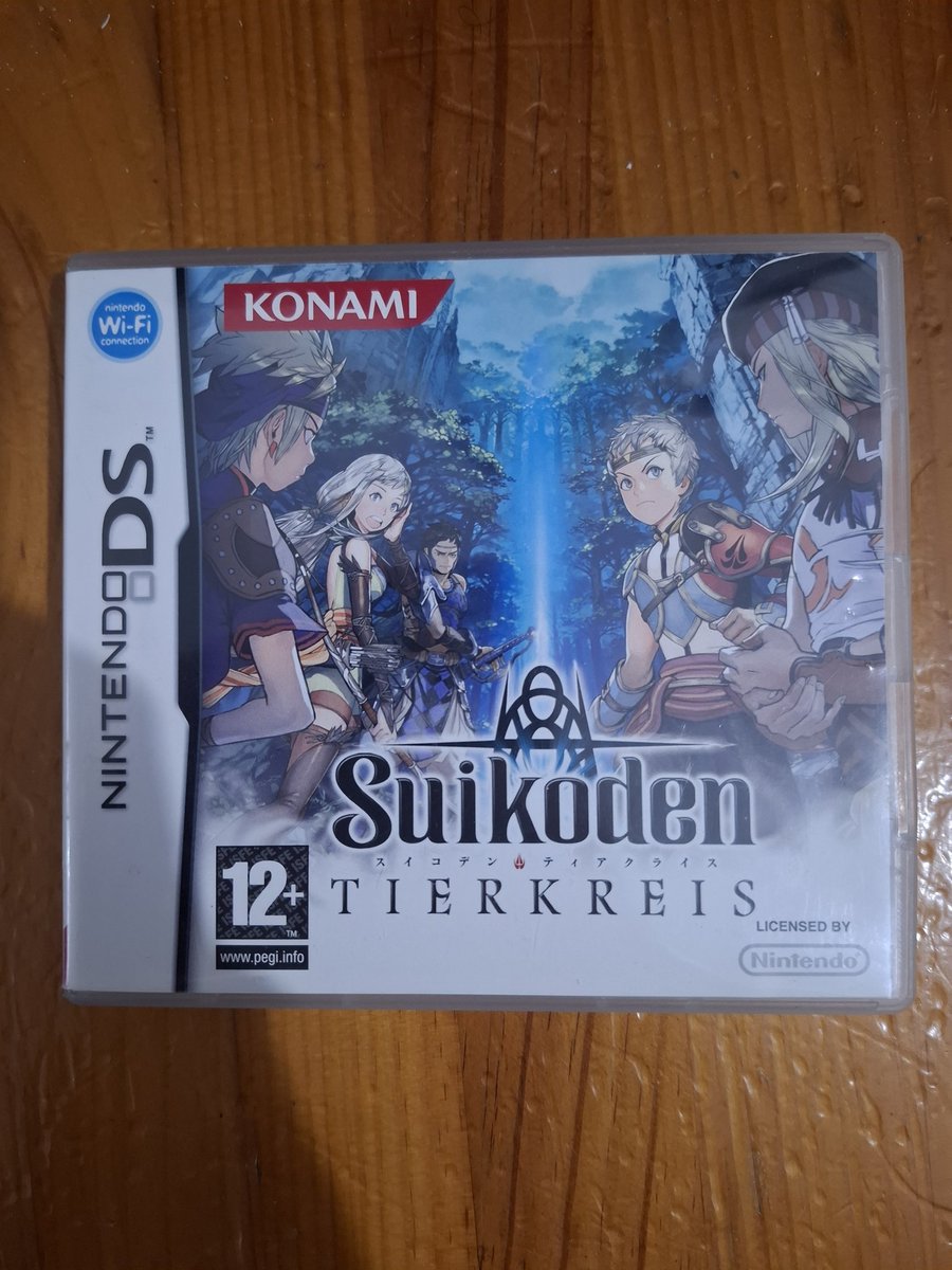 RagnarSan22's tweet photo. Me acaba de llegar una de las joyas de la corona de la Nintendo DS y de los JRPG!!

El Suikoden Tierkreis! https://t.co/a5F2LBPVSK