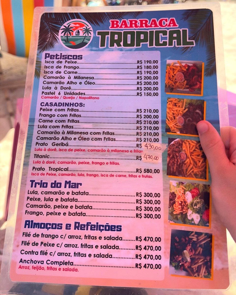 forumbunklr's tweet image. QUIOSQUE DA VIRGÍNIA? Turista vai a Búzios (RJ), pede petisco e quase precisa parcelar a merenda.

Lanchariam? 🍢