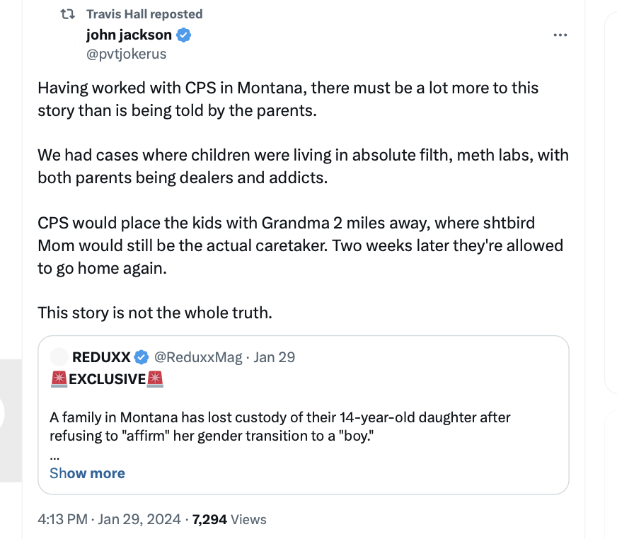 MGMonforton's tweet image. You smeared a Christian family at their darkest hour, @pvtjokerus
You’ve bullied from the shadows, cowering in anonymity.
Some targets invited taunts. But many did not.
Not the Kolstads. And not Ben Sasse.
Your exposure draweth nigh, “John”
Ephesians 5:11 
#mtpol #mtnews