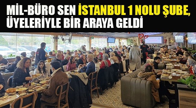 Mil-Büro Sen İstanbul 1 Nolu Şube, Üyeleriyle Bir Araya Geldi

Büro Hizmetlerinde örgütlü Mil-Büro Sen İstanbul 1 No’lu Şube yönetimi, kahvaltılı toplantıda üyeleriyle bir araya geldi.

ilkhaber.biz/mil-buro-sen-i…