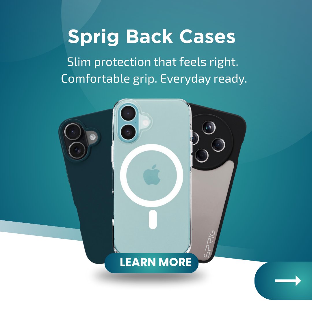 StoreSprig's tweet image. Built to fit perfectly. Built to perform daily.
In this drop: ✨ Slim Back Cases &amp;amp; Clear Screen Guards ✨ Compact GaN Chargers &amp;amp; Durable Cables ✨ Soft &amp;amp; Strong Watch Straps
#Sprig #VibesAhead #backcase #Upgrade #ClearCase #Chargers #Cables #StyleUpgrade #NewDrop #trendingpost