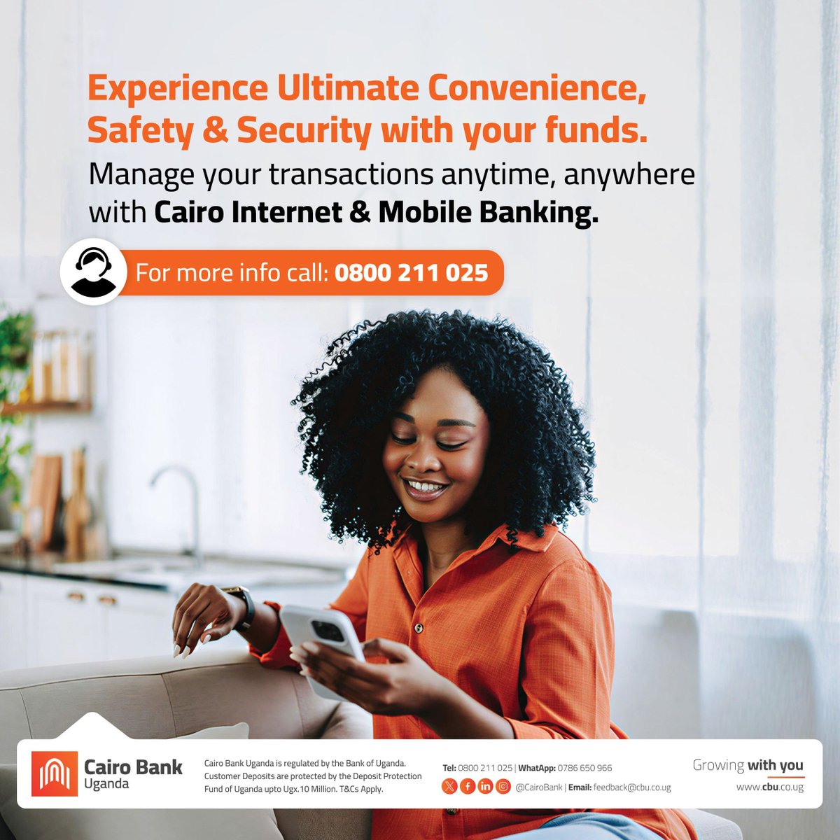CairoBank's tweet photo. Cairo Internet & Mobile Banking: Access your accounts securely, anytime, anywhere. Manage finances easily and confidently with top-level security.
#EasyBanking #DailyTransactions #CairoWay #GrowingwithYou https://t.co/P0ugbR6Enx
