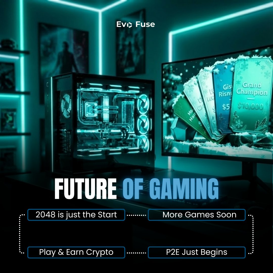 EvoFuse123's tweet image. Future of Gaming! 🎮

EvoFuse is more than one game, and 2048 is just the beginning! 🔥

Multiple crypto-powered games are already in development, each built around skill-based mechanics, fair competition, and real rewards! 💰

We’re building a connected gaming ecosystem where…