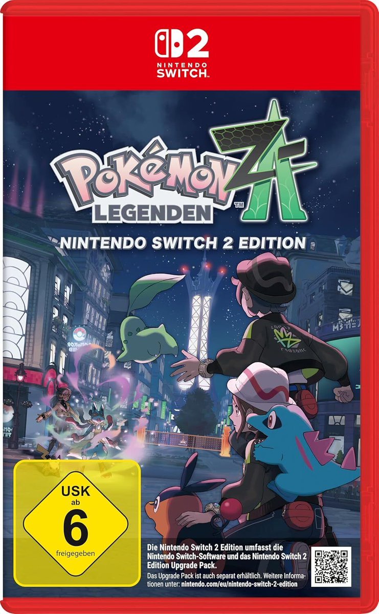 HypeYourGames's tweet image. Pokémon-Legenden: Z-A – Nintendo Switch 2 Edition ist gerade reduziert und kostet 36,44€.

amzn.to/48YA5Th