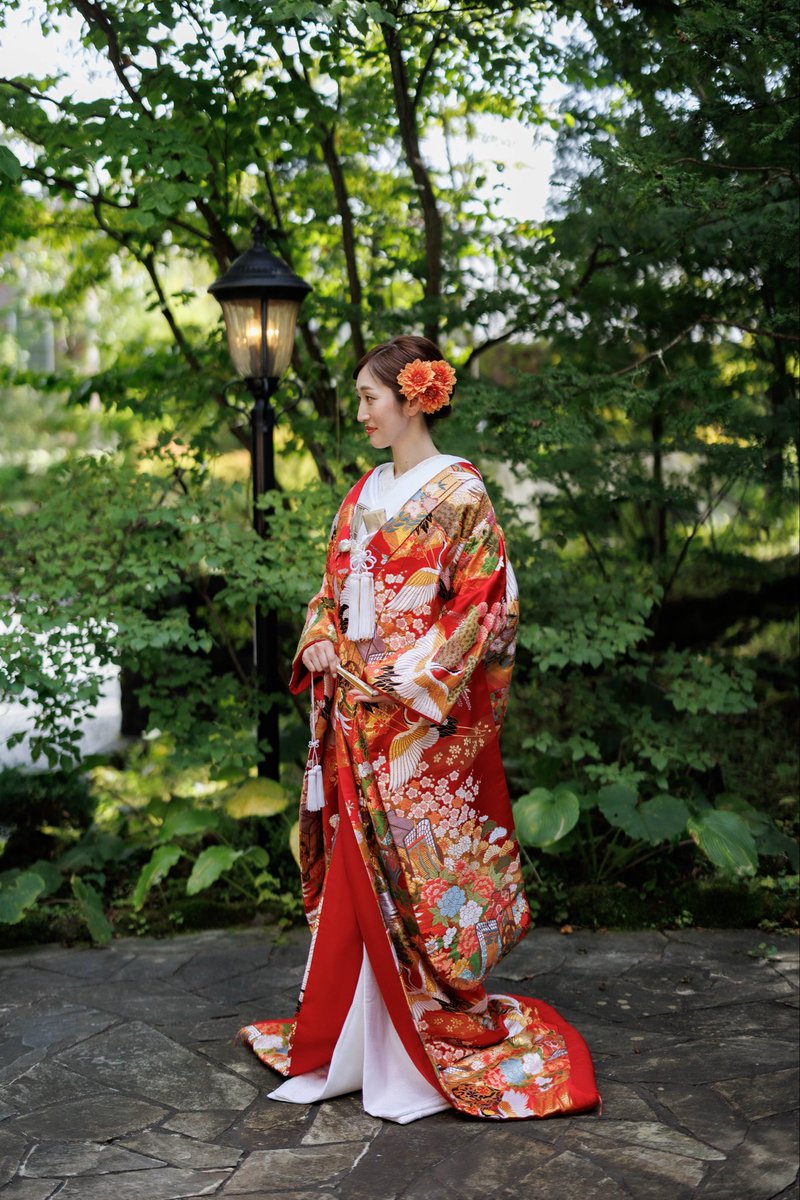 色打掛を着ました👘