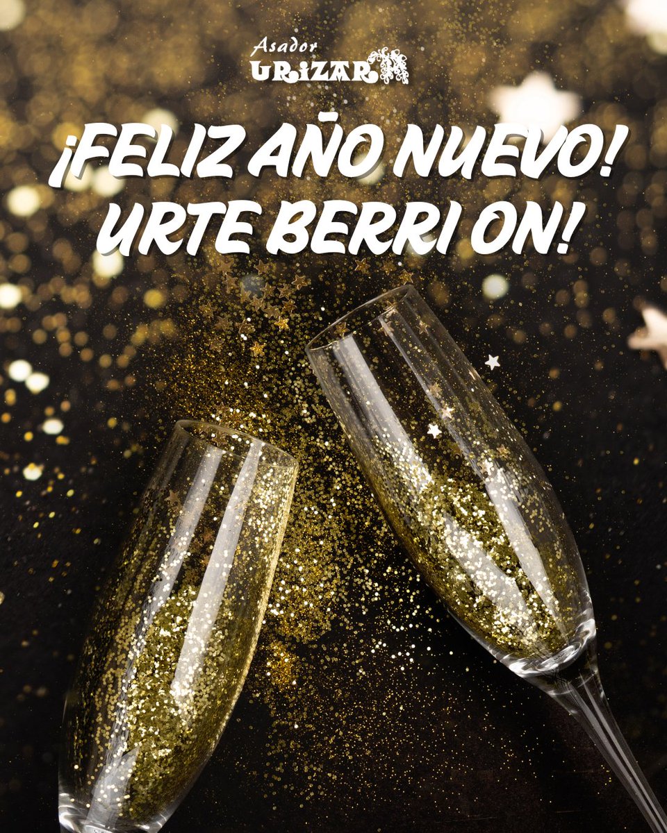 Urte Berri On! 🥂

Te deseamos un año de mucha felicidad y buenos momentos. 

Que nada ni nadie apague tu luz. 💪🏼

✨ ¡Feliz 2026! ✨
