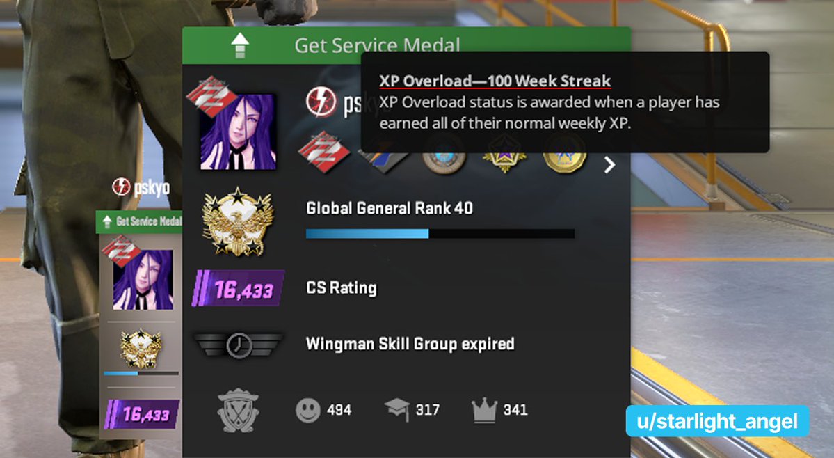 MarketCSGO's tweet image. 100-week streak? Bro hasn't touched grass in ages 😬