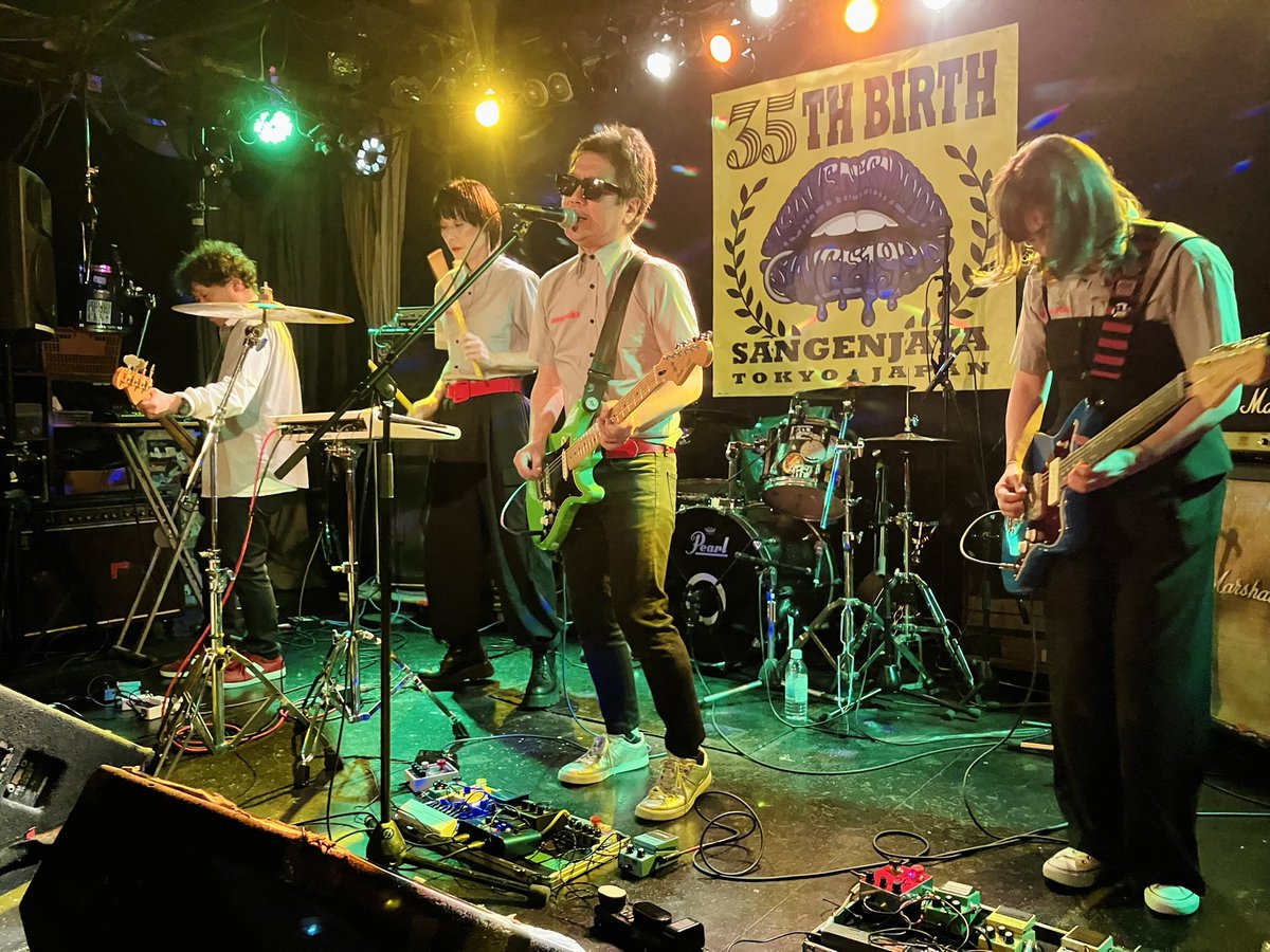 今夜のneonrocks＠三軒茶屋HEAVEN'S DOOR🎉ヘブンス35周年【tudo é