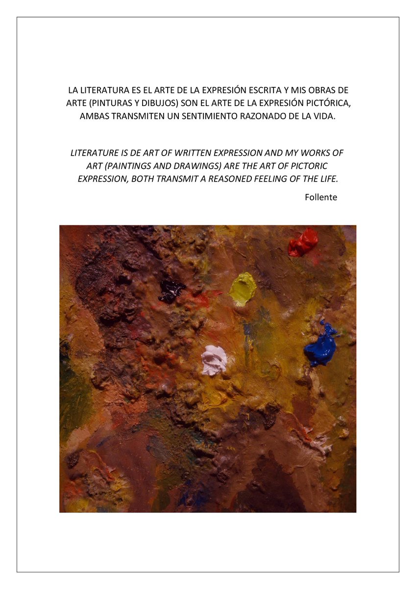 FOLLENTE LITERATURA PICTÓRICA - PICTORIC LITERATURE follenteartistpainter@gmail.com #worksofart #oiloncanvas #colorpencilsonpaper #symbolism #fineart #museumsart #worksofartcollectors