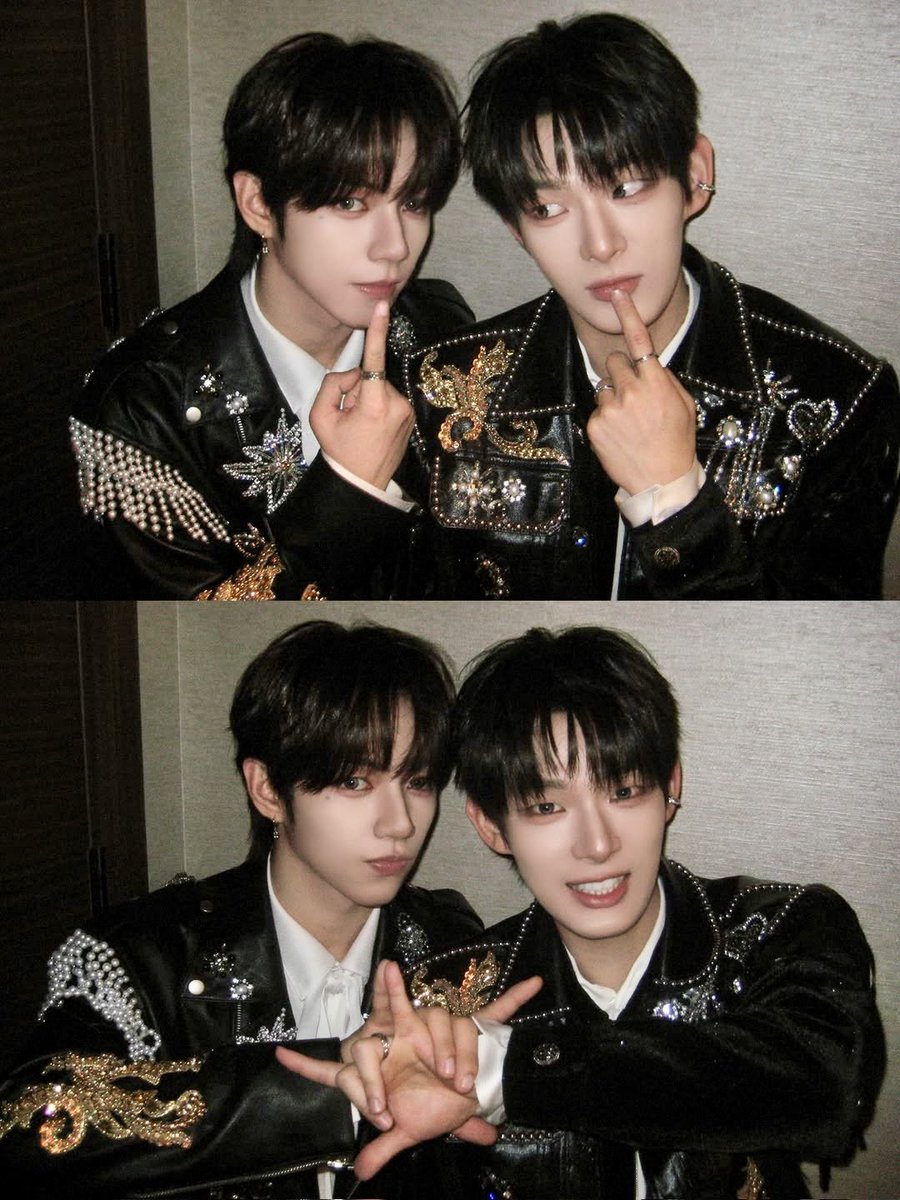 AHOF’s Steven and JL in black and white, effortlessly cute, undeniably heartwarming.

<a href="/AHOF_official/">AHOF</a> #AHOF #아홉 #JL #제이엘 #STEVEN #스티븐