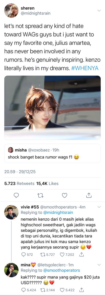 jjuhoouism's tweet photo. keonhoon one tweet au,

rumor f1 wags but make it supir x tukang. https://t.co/2ZcmPyVoDO