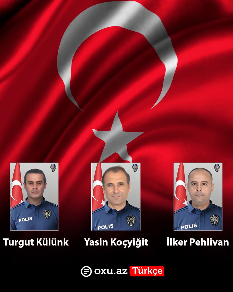 Yalova’da DEAŞ’lı teröristlerle çıkan çatışmada şehit düşen 3 kahraman polisimize Allah’tan rahmet; ailelerine ve milletimize sabır diliyoruz.
Hainlere geçit vermeyen yiğitlerimizin ruhları şad, mekanları cennet olsun.
Milletimizin başı sağolsun.