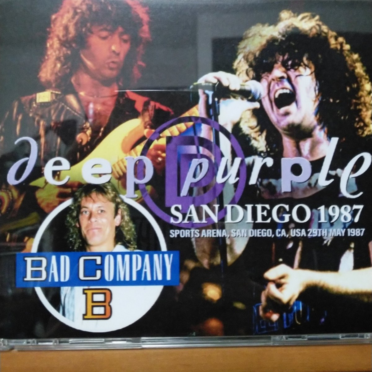 DEEP PURPLE BAD COMPANY/SAN DIEGO 1987(bootleg) バドカンだけでいい