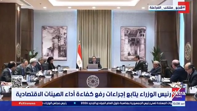 رئيس الوزراء يتابع إجراءات رفع كفاءة أداء الهيئات الاقتصادية 
