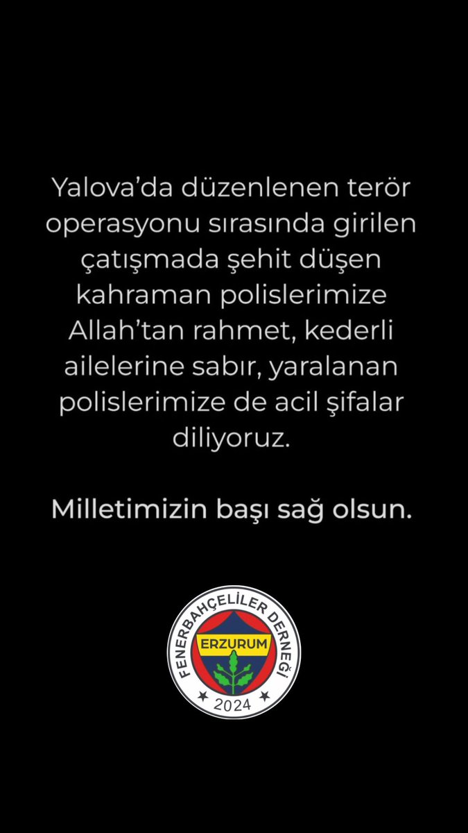 Milletimizin başı sağolsun.