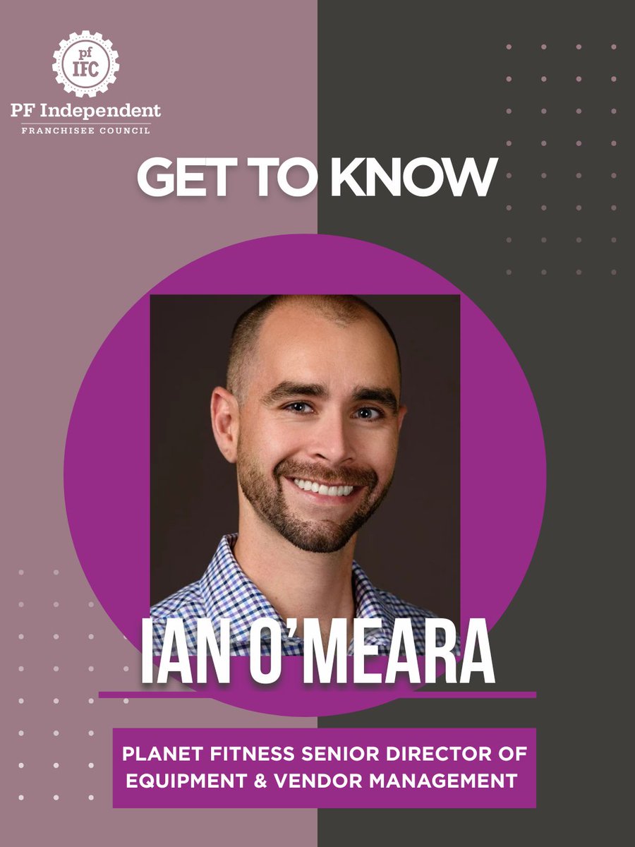Planet Fitness Senior Director of Equipment &amp; Vendor Management Ian O’Meara has been a part of the <a href="/PlanetFitness/">Planet Fitness</a>  brand for over 14 years. Learn more about his role at Planet Fitness and how he came to work with the brand in our Geared Up, Issue 4. #pfifc #gettoknow