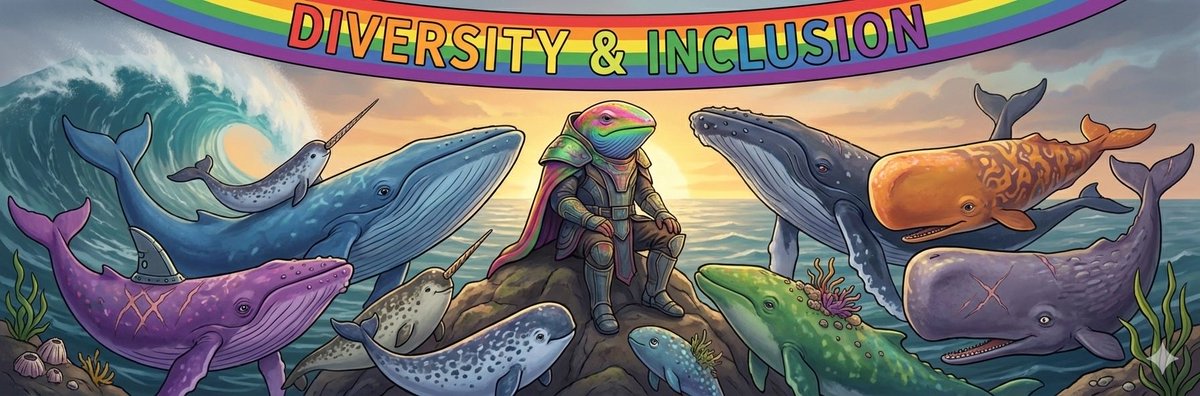 TheRainbowWhale's tweet photo. @babywhitewhale @bon_g The rainbow whale loves and accepts all. Big or small, black or white. Disabled and disadvantaged 😊🏳️‍🌈 https://t.co/WQnoG4xw8f
