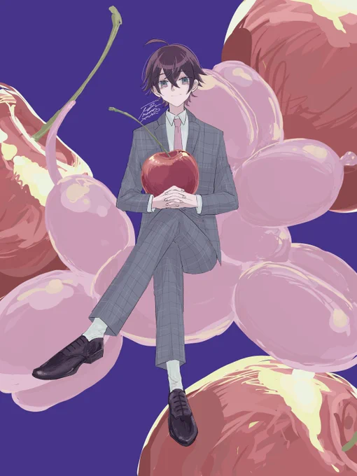 #2025年自分が選ぶ今年の4枚 新しい描き方に出会ってみようって色々模索してた時の絵と、模写してみようって描いた刀!