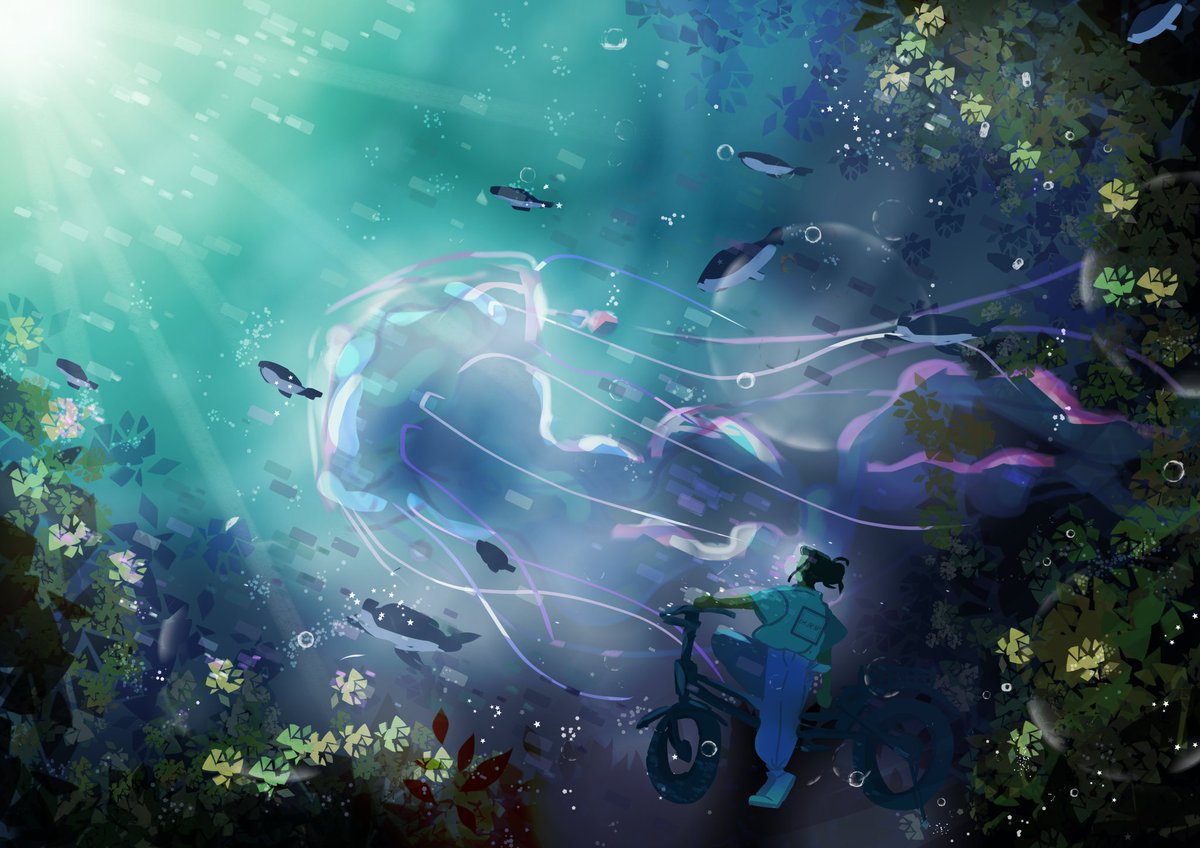 lord_phant0m's tweet photo. @aftermagics I love jellyfishes and its done on ibis paint https://t.co/hqNfqq5ysJ