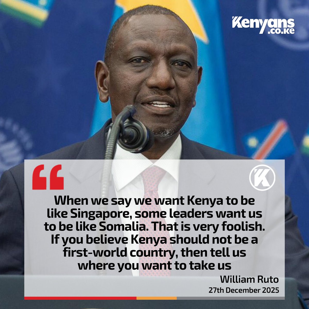 Stop the gaslighting. The claim that William Ruto has “done more in under four years than Kibaki and Uhuru did in a decade each” collapses the moment you introduce facts.

Kibaki rebuilt a broken economy from near-collapse, introduced Free Primary Education that opened classrooms