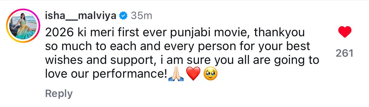 indiaforums's tweet image. Bigg Boss 17 fame Isha Malviya announces her big-screen debut with the Punjabi film Ishqa’n De Lekhe.
.
.
.
#IshaMalviya #BiggBoss17 #PunjabiFilm #IshqanDeLekhe #BigScreenDebut #BollywoodNews #EntertainmentNews #IndiaForums #CelebrityUpdate