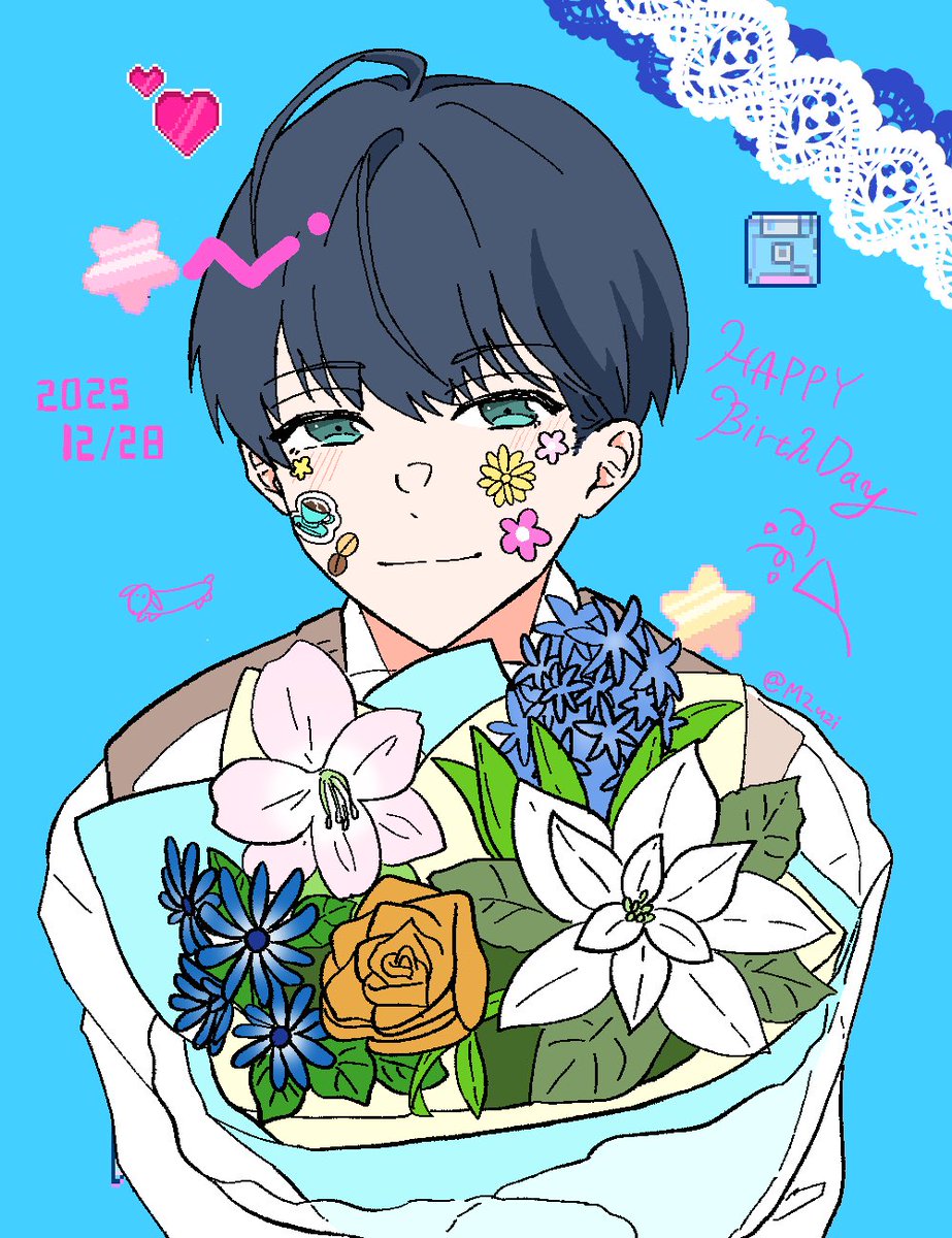 1日遅れですが、紬さんお誕生日おめでとうございます🎂🎁🎈🎊🍾
#月岡紬誕生祭2025