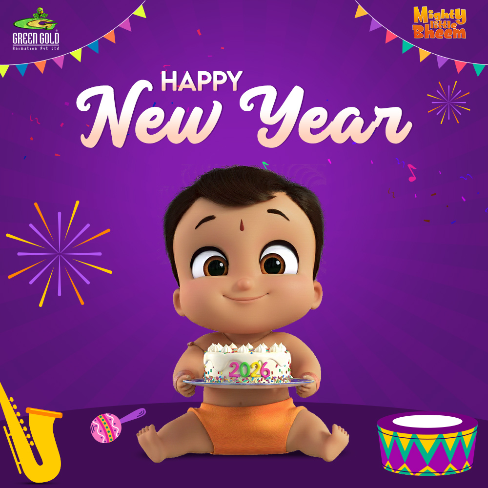 Cheers to 2026! More laughter, more friends, more adventures - let the fun begin!

#HappyNewYear #NewYear2026 #Welcome2026 #NewBeginnings #FreshStart #YearOfPossibilities #Goodbye2025 #MightyLittleBheem #PositiveVibes #GreenGoldAnimation #GreenGold